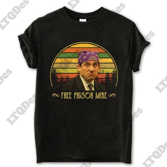 Michael Scott Free Prison Mike Vintage T-Shirt, Movies Quote Unisex TShirt