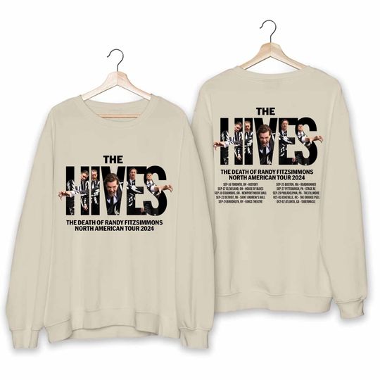 The Hives - The Death of Randy Fitzsimmons 2024 Tour Shirt, The Hives Band Fan Shirt, The Hives 2024 Concert Shirt, The Hives Tee Gift