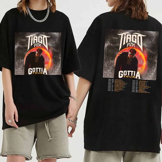Tiago PZK Gottia Tour 2024 Shirt, Tiago PZK Fan Shirt, Tiago PZK 2024 Concert Shirt, Tiago Pzk Rap Tee
