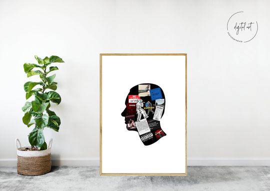 Eminem Collage Wall Art| Eminem Wall Poster| Rapper Wall Art| Rapper Wall Poster| Hip Hop Wall Art| Slim Shady Wall Poster| Aesthetic Poster