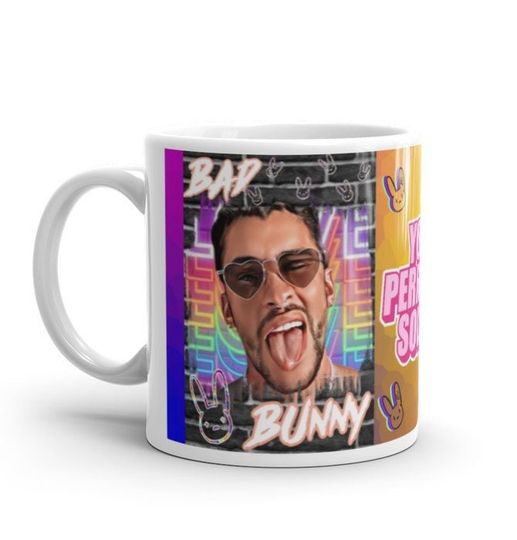 Bad Bunny Coffee Mug | Celebrity Mug | Gift For Lover | 2024 Tour Gift | Birthday Gift