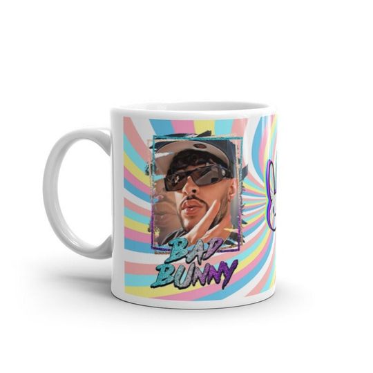 Bad Bunny Coffee Mug | Celebrity Mug | Gift For Lover | 2024 Tour Gift | Birthday Gift