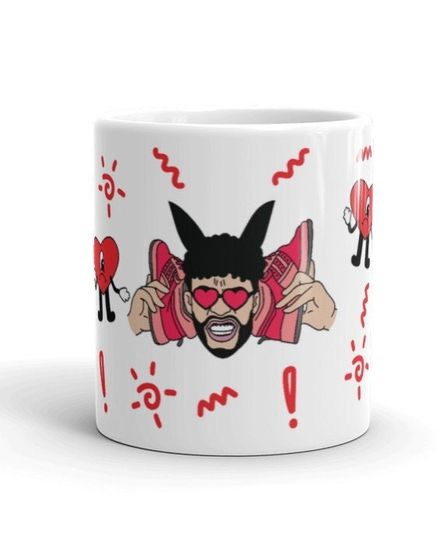 Bad Bunny Mug | Celebrity Mug | Gift For Lover | 2024 Tour Gift | Birthday Gift
