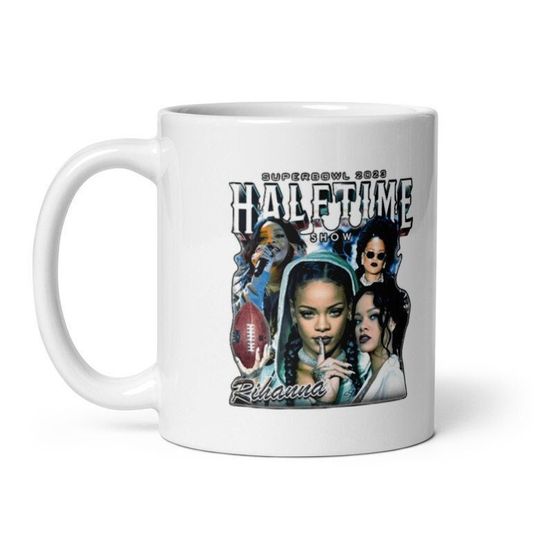 Rihanna Halftime Superbowl Mug | Celebrity Mug | Gift For Lover | 2024 Tour Gift | Birthday Gift
