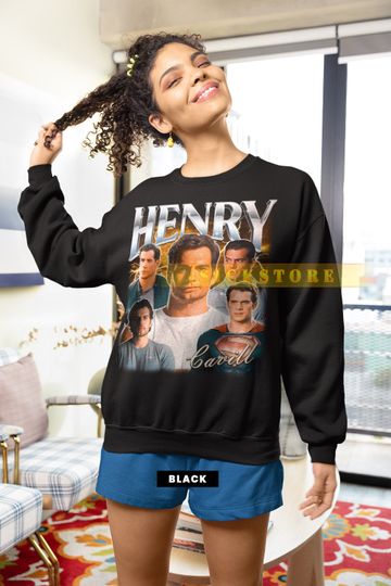 HENRY CAVILL Sweatshirt, Henry Cavill Homage Shirt, Henry Cavill Fan Tees, Henry Cavill Retro 90s Shirt, Henry Cavill Merch Gift