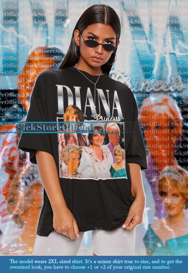PRINCESS DIANA Vintage Shirt, Princess Diana Homage Tshirt, Princess Diana Fan Tees, Princess Diana Retro 90s Shirt, Princess Diana Gift