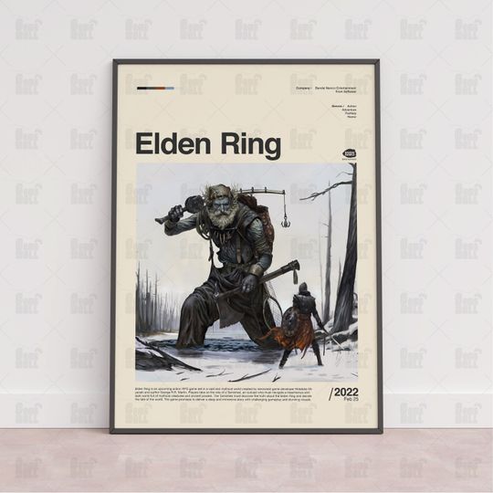 Elden Ring Poster, Gaming Room Poster, Gaming Wall Poster, Gaming Print Poster, Game Gift,Video Games Poster,Gaming Wall Art