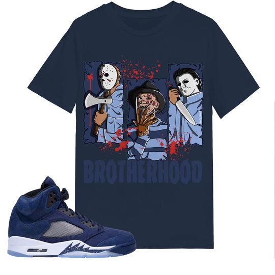 Jordan 5 Midnight Navy Short Sleeve T-shirt | Comfortable Cotton Shirt | For Unisex