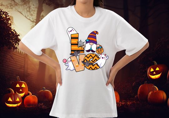 Halloween Gnomes T-Shirt, Halloween Funny T-Shirt, Halloween Ghost T-Shirt, Halloween Gnomes T-Shirt, Gnomes Shirt, Halloween Gnome Tee