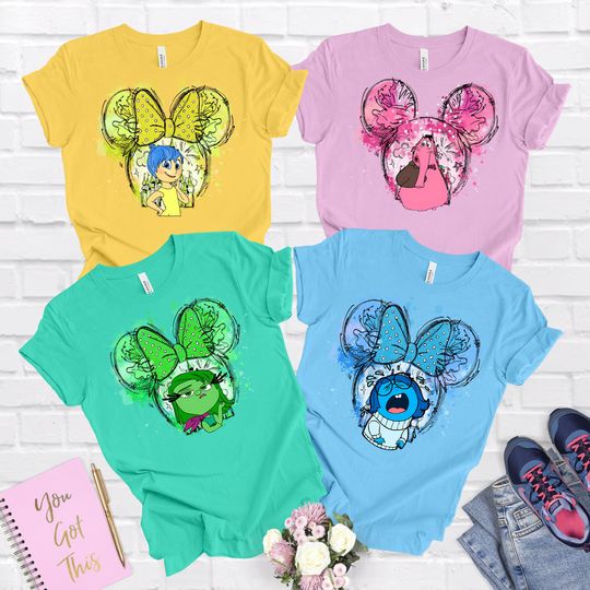 Inside Out Characters Shirts, Inside Out 2 Shirt, Inside Out Group Matching, Disneyland Trip Shirt, Inside Out Family Party Shirt