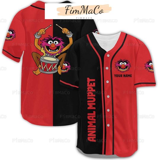 Personalized Muppets Comfortable Short Sleeve Sports Baseball Jersey for Men, Women, Kids - Trending Street Fashion