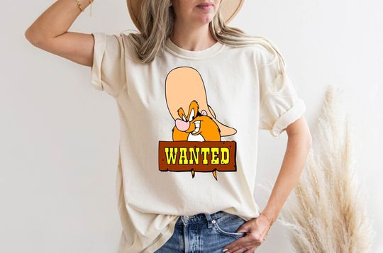 Yosemite Sam Wanted Cotton Tee, Graphic Tshirt for men, women, Unisex, Trending Casual Fashion