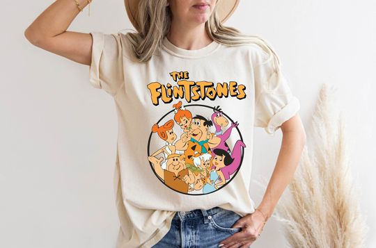 The Flintstones Cotton Tee, Graphic Tshirt for men, women, Unisex, Trending Casual Fashion