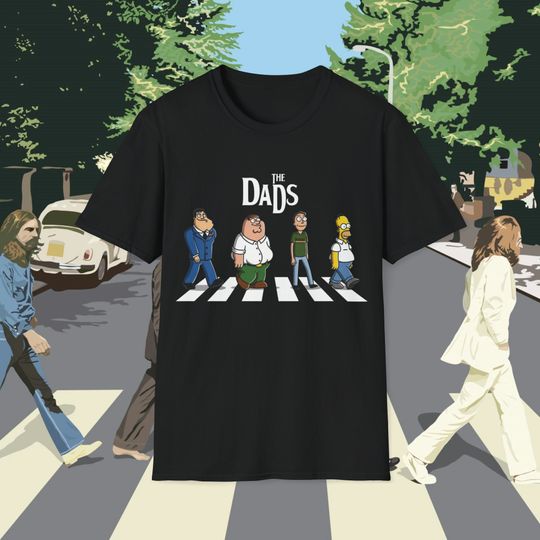 The Dads The Simpsons Parody Cotton Tee, Graphic Tshirt for men, women, Unisex, Trending Casual Fashion