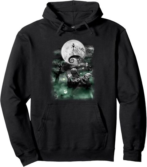 Disney Nightmare Before Christmas Overlook Hoodie Pullover Hoodie Unisex Hoodies, Disney pullover gift, Disney Family Lover Hoodie