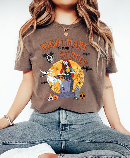 The Nightmare Before Christmas Characters Shirt, Jack Skellington, Sally, Oogie Boogie Bash, Disneyland Halloween Party Fall