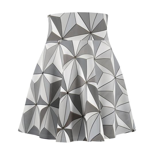 Epcot light and bright Princess Women's Skater Skirt | 4" wide high-rise elastic waistband | Women Summer Skater Skirt | Beaching Outfit