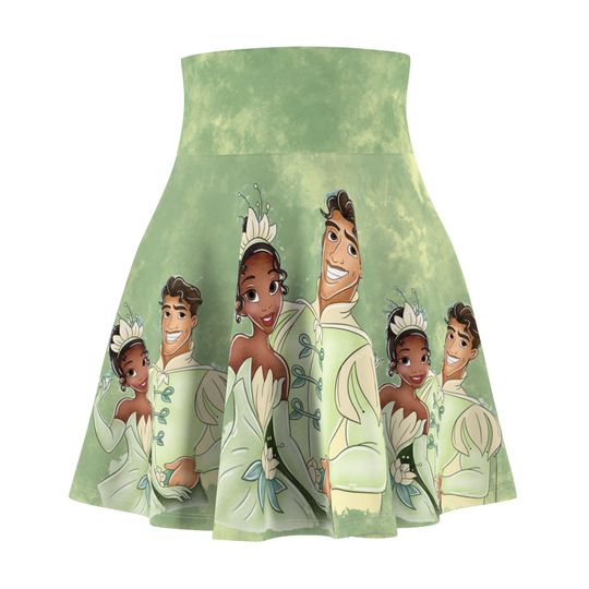 Tianna Princess Women's Skater Skirt | 4" wide high-rise elastic waistband | Women Summer Skater Skirt | Beaching Outfit