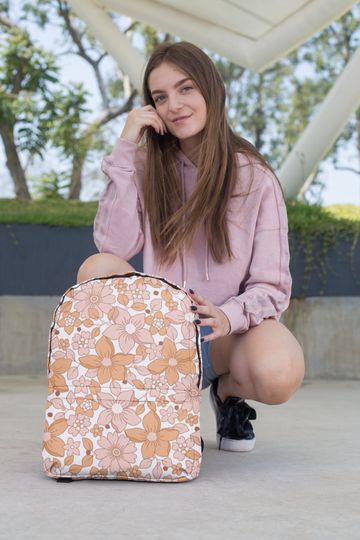 Highschool backpacks Gift, School Bags for Kids and Toddlers, school backpacks, College school Fabric Backpack, Floral pattern Backpack