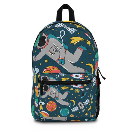 Space Doodles Backpack, Boys Backpack, Back to School, Space Backpack, Astronaut Backpack, Kids Backpack, Elementary School Backpack.