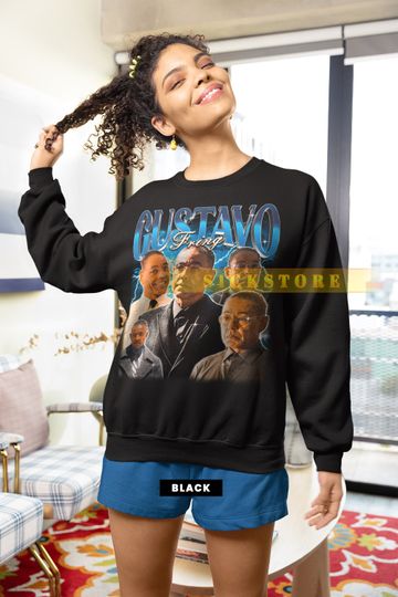 GUSTAVO FRING Sweatshirt, Gustavo Vintage Retro Sweater, Los Pollos Chille Shirt, Salamanca Breaking Bad Fan, Heisenberg Shirt, Gus Fring