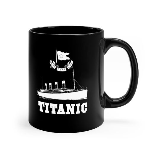 Discover Titanic water bottle, handmade ceramic mug, slim can holder,  Titanic eco friendly gift
