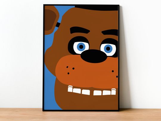Freddy - Five Nights at Freddy's (FNaF) Poster Print - Wall art, Video Game, Gift, For Him, For Her