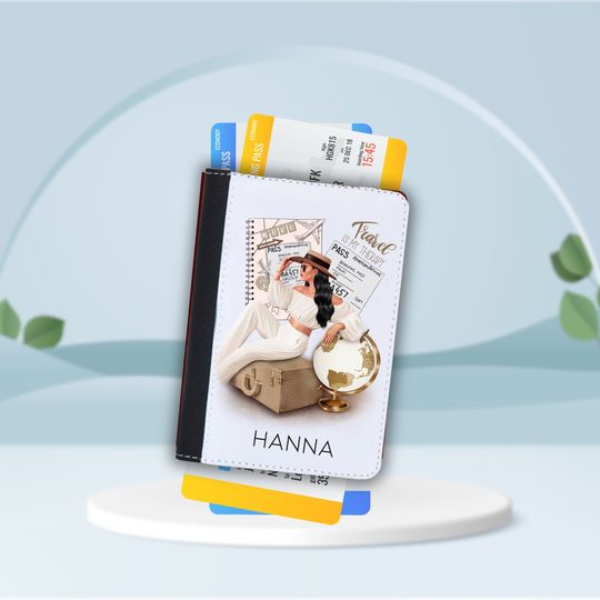 Passport Case, Personalized Passport cover, Passport holder, Bridesmaid Gift, HoneyMoon gift, Travel lover Gift, Custom passport