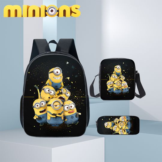 Minion Shool Backpack, Shoulder Bag, Minion Lover Gift, Back to School Gift