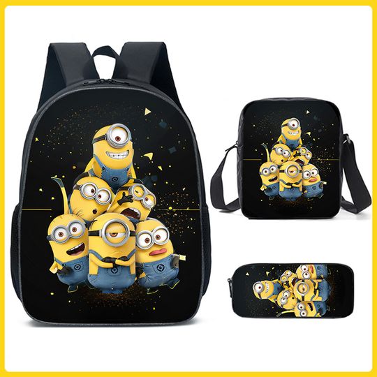 Minion Shool Backpack, Shoulder Bag, Minion Lover Gift, Back to School Gift
