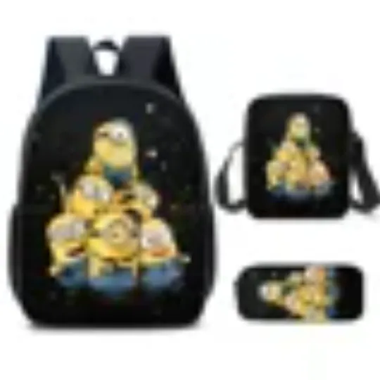 Minion Shool Backpack, Shoulder Bag, Minion Lover Gift, Back to School Gift