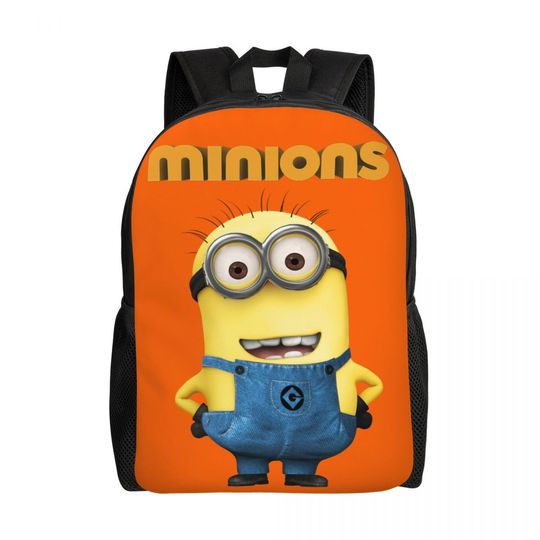 Minion Shool Backpack, Shoulder Bag, Minion Lover Gift, Back to School Gift