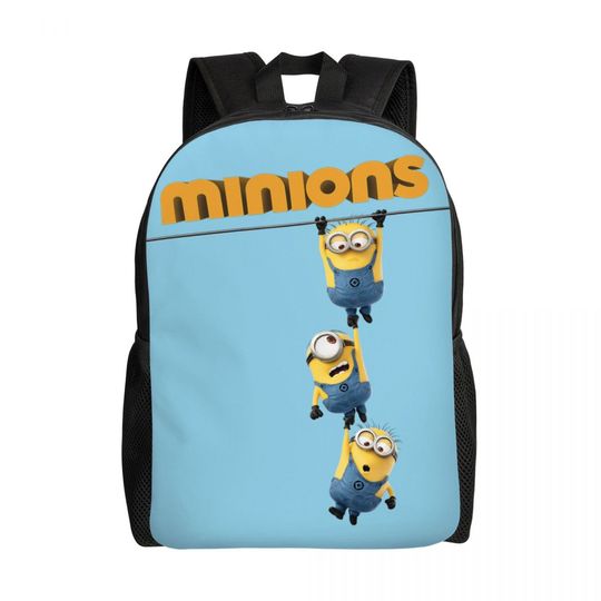 Minion Shool Backpack, Shoulder Bag, Minion Lover Gift, Back to School Gift