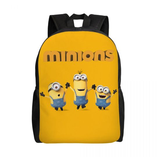 Minion Shool Backpack, Shoulder Bag, Minion Lover Gift, Back to School Gift