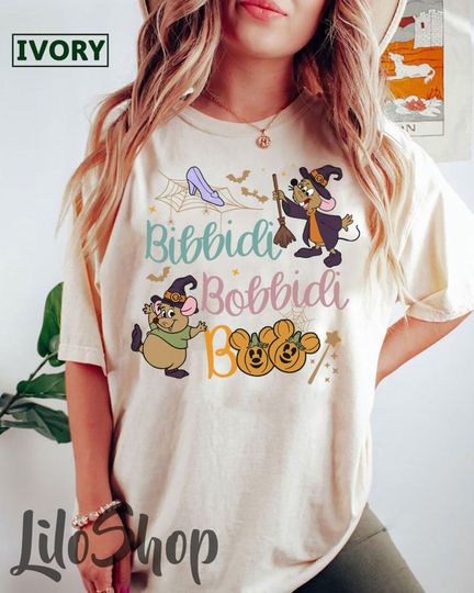 Bibbidi Bobbidi Boo Halloween Cotton Tee, Graphic Tshirt for men, women, Unisex, Trending Casual Fashion