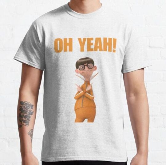 Oh Yeah! - Vector from Despicable Me Classic T-Shirt, Hot Movie Cotton Tee, Summer Short Sleeve