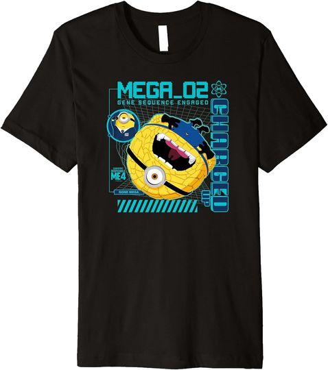 Despicable Me 4 Blumock Minion Mighty Premium T-Shir, Hot Movie Cotton Tee, Summer Short Sleeve
