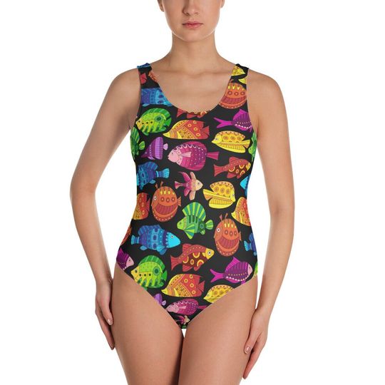 SEALIFE Bikini, Swimsuit, Bathing Suit - Women's, Youth, Kids, Children, Stars, Summer, Swim, Club, Resort, Ocean, Fish, Shells, Coral, Clam