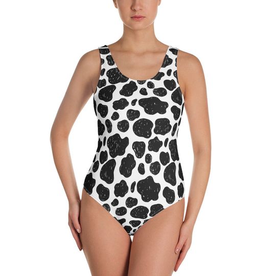 Cow Print Bikini, swimsuit, Bathing Suit - Women's, Youth, Kids, Children Tanning, Sun, Ocean, Vacation, Cruise, Moo, Farm Animal, Cattle