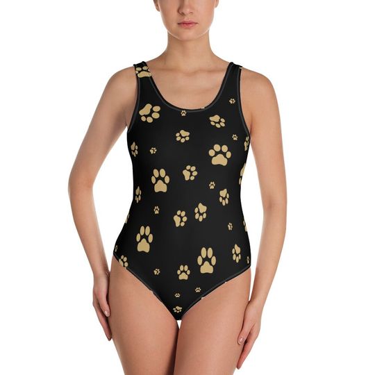 PAW PRINTS Bikini, Swimsuit, Bathing Suit - Women's, Youth, Kids, Children, Mens, Animal, Dog, Puppy, Pooch, Paws, Paws, Cat, Kitty, Kittens