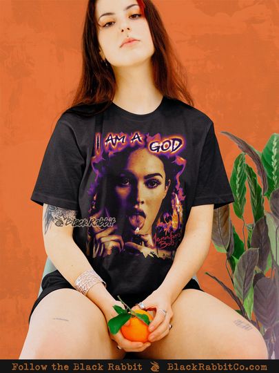Jennifer's Body I Am A God Megan Fox Horror Movie Retro Vintage Bootleg Unisex Classic T-Shirt, Summer Short Sleeve, Movie Casual Tee, Gift For Men Women