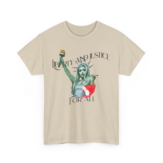 Chappell Roan Lady Liberty T Shirt - Governer's Ball, midwest princess