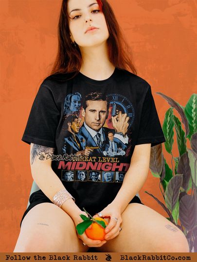 The Office Threat Level Midnight Retro Vintage Unisex Classic T-Shirt