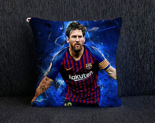 Lionel Messi Mini Pillows - Barca Pillows - Cute Home Decoration, Football Lover Gift, Soccer
