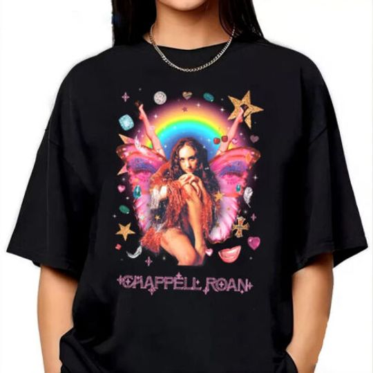 HOT Chappell Roan Unisex Cotton Tee, Summer Short Sleeve Shirt, Music Merch, Chappell Roan Fans Gift