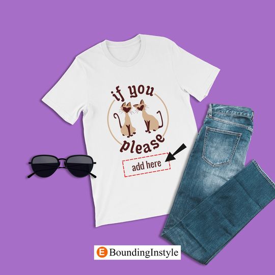 Custom Shirt, Free Add Your Text Here Customized, Disney Personalized Tee, Si and Am T-Shirt, Siamese Cat Twins, Lady and the Tramp Shirt