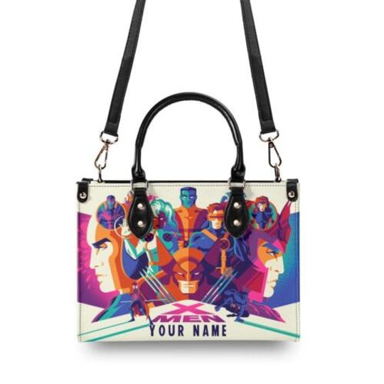 Personalized Leather Handbag Xmen Women Leather Handbag, Disney Leather Handbag