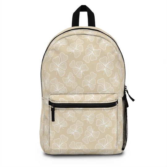 Tamsin Backpack, Back To School Backpack, EDC, School Bags, Laptop Backpack, Lightweight Backpack, Waterproof Backpack, Beige Backpack,