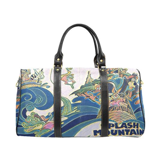 Splash Mountain Travel Bag | Splash Mountain Duffel Bag |  Splash Mountain Bag | Disney Duffel Bag | Disney Bag | Donald Duck Luggage |
