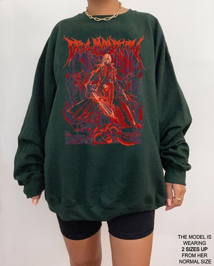 Devil May Cry aesthetic Vintage Sweatshirt